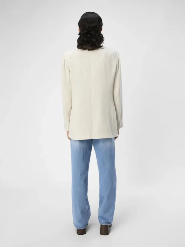 Object Coats | Blazers<Sigrid Linen Blend Blazer (Sandshell)