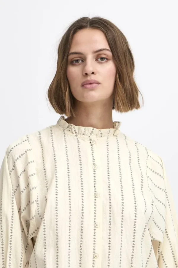 Ichi Shirts & Blouses<Sima Top (Bow Stripe)