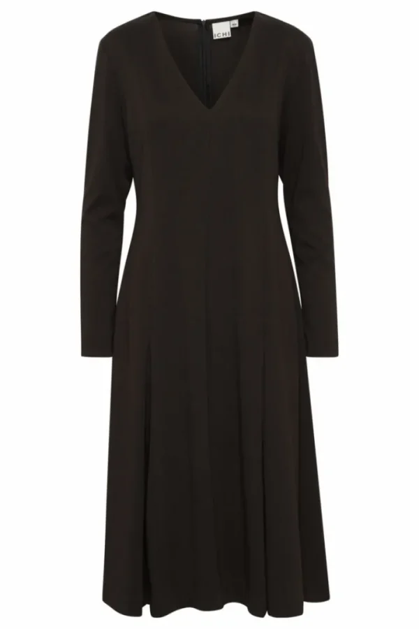 Ichi Occasionwear | Dresses<Simone Long Sleeve Midi Dress