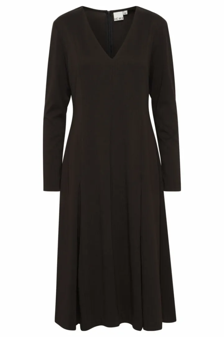 simone_long_sleeve_midi_d_5.webp Ichi Occasionwear | Dresses<Simone Long Sleeve Midi Dress