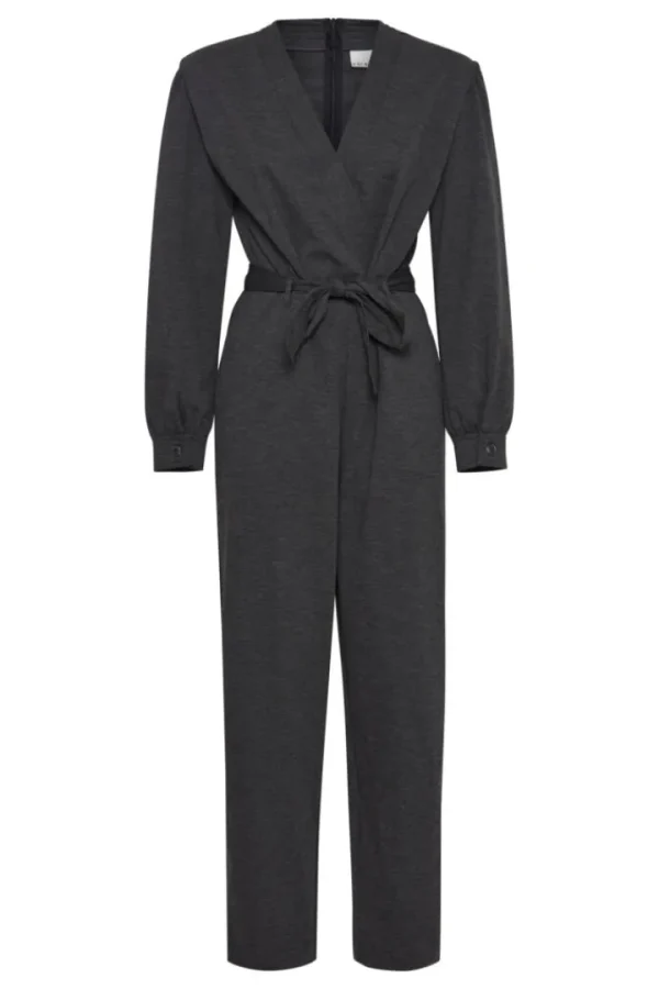 Ichi Jumpsuits<SIMONSE JUMPSUIT (DARK GREY MELANGE)
