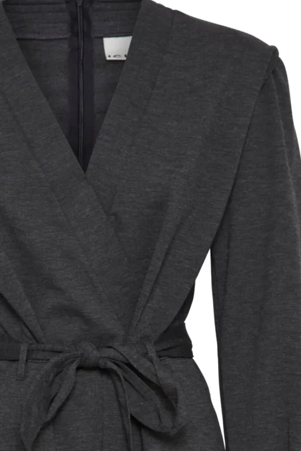 Ichi Jumpsuits<SIMONSE JUMPSUIT (DARK GREY MELANGE)
