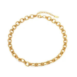 Folie A Trois Jewellery<SMOOTH MOVE NECKLACE (GOLD)
