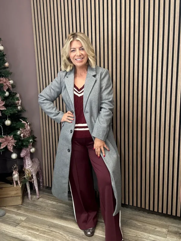 Vila Coats<Solo Long Coat (Medium /Melange)