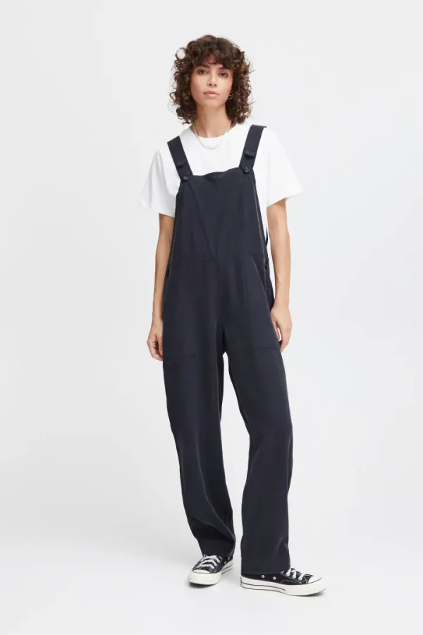 Ichi Jumpsuits<SOMA DUNGAREES (DARK NAVY)