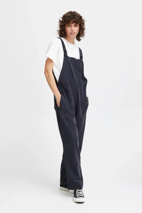 Ichi Jumpsuits<SOMA DUNGAREES (DARK NAVY)
