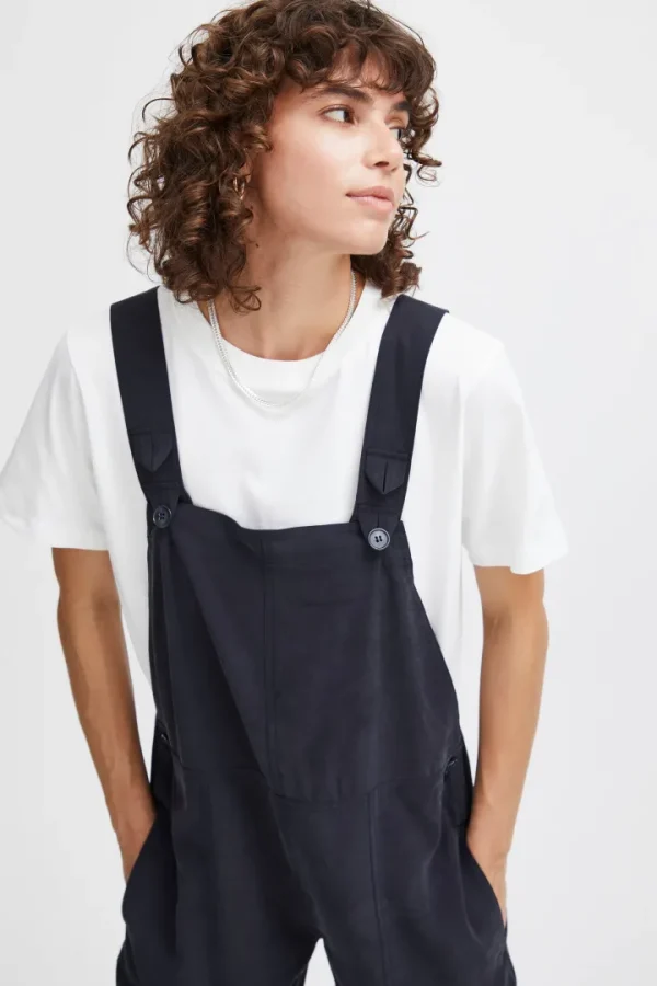 Ichi Jumpsuits<SOMA DUNGAREES (DARK NAVY)