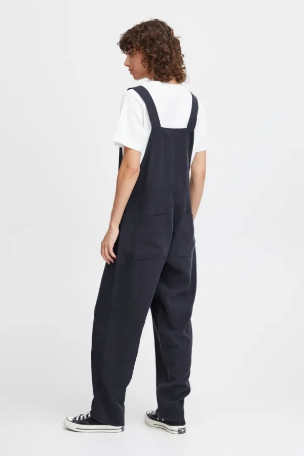 Ichi Jumpsuits<SOMA DUNGAREES (DARK NAVY)
