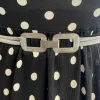 Wsl 3 Belts<Sophia Double Buckle Belt (Silver)