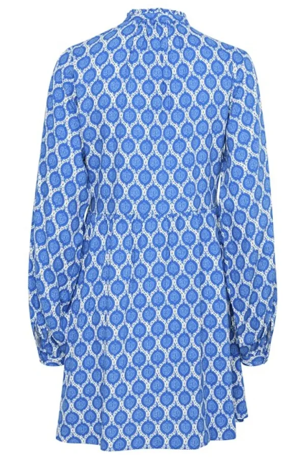Ichi Dresses<Sreena Mini Smock Dress (Turkish Sea)