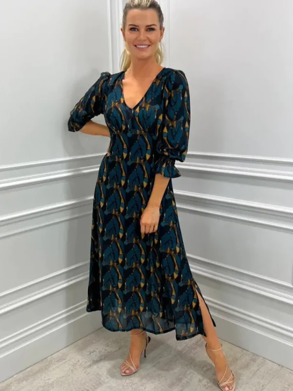 Kate & Pippa Occasionwear<Streasa Dress (Teal)