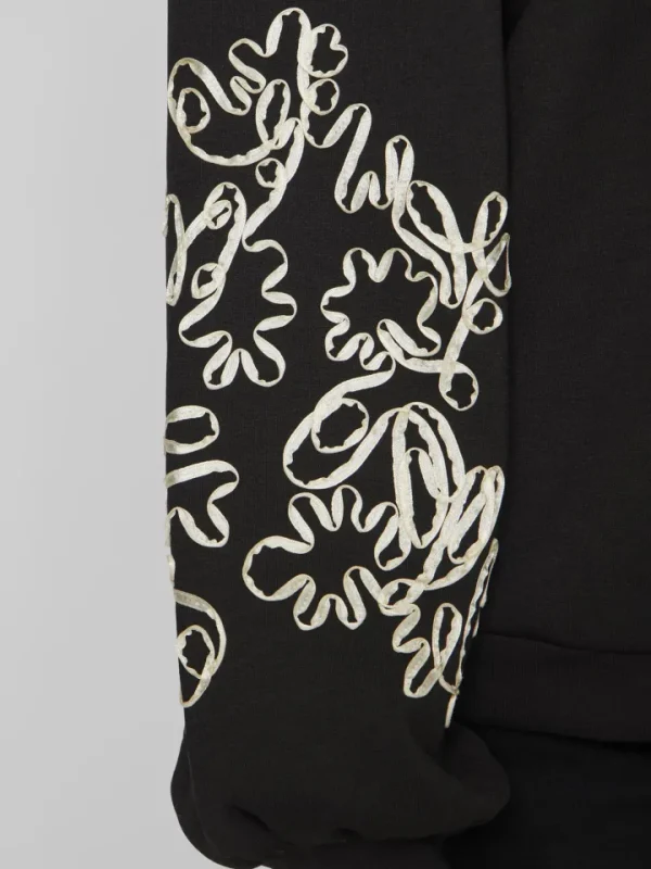 Vila Hoodies & Sweatshirts | Jumpers & Cardigans<Sybil Embroidered Sweater ( Beauty/Birch)