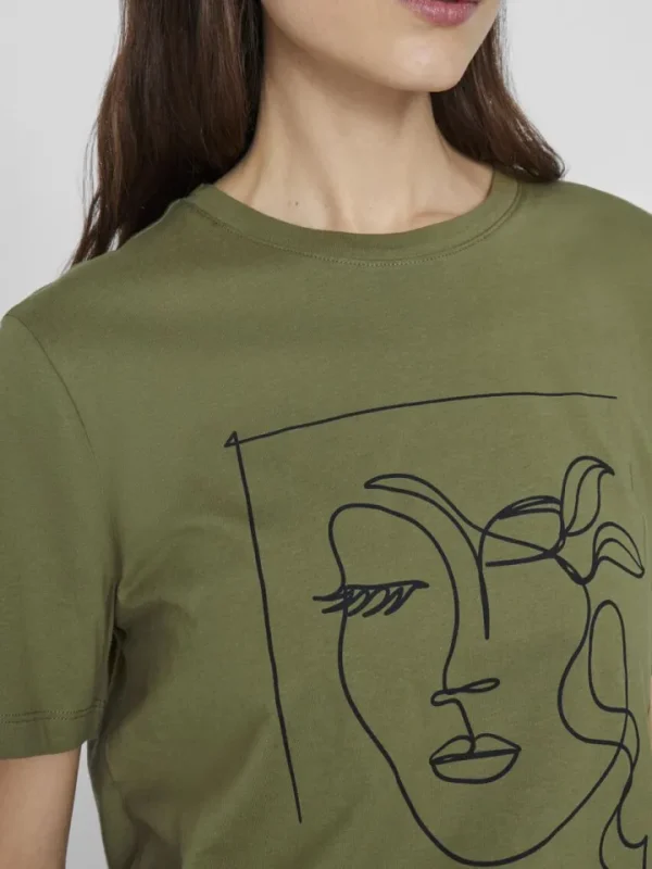 Vila T-Shirts<Sybil T-Shirt (Capulet )