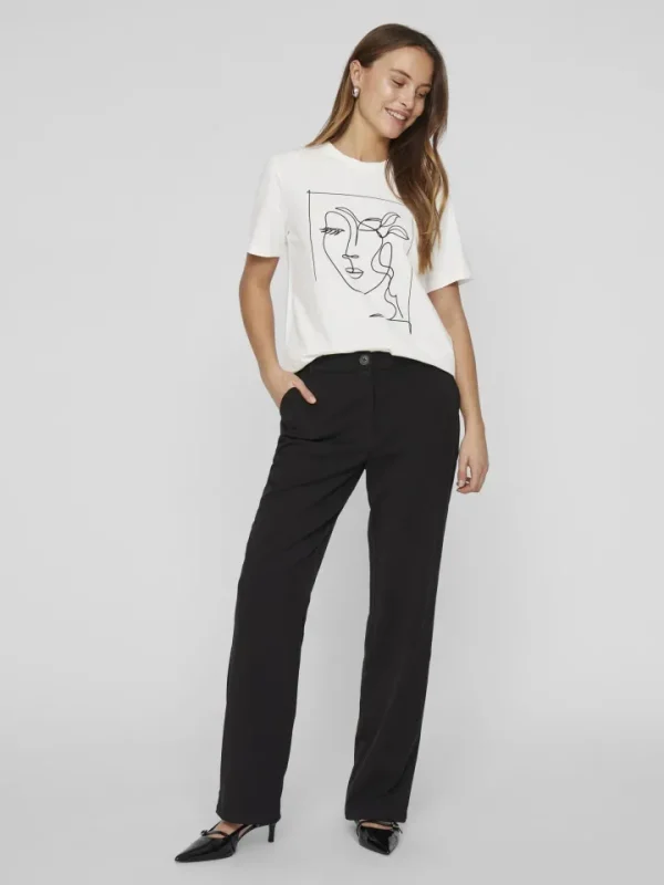 Vila T-Shirts<Sybil T-Shirt (Snow )