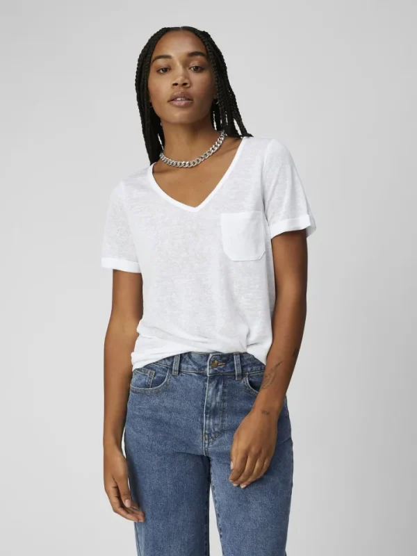 Object T-Shirts<Tessi V Neck T-Shirt (White)