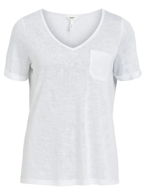 Object T-Shirts<Tessi V Neck T-Shirt (White)