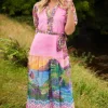 Hope & Ivy Occasionwear | Dresses<The Alamy Button Front Midi Dress