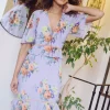 Hope & Ivy Occasionwear<The Chloe Ann Midi Tea Dress
