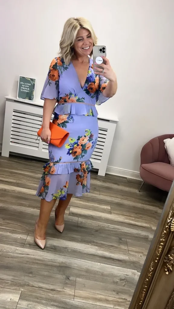 Hope & Ivy Occasionwear<The Chloe Ann Midi Tea Dress