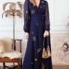 Hope & Ivy Occasionwear | Dresses<The Kai Embellished Blouson Sleeve Wrap Dress