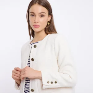 Artlove Jackets<TIFFANY BOUCLE JACKET (CREAM)