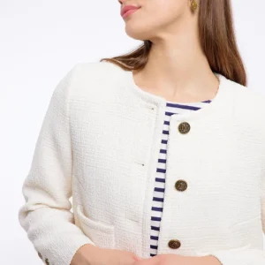 Artlove Jackets<TIFFANY BOUCLE JACKET (CREAM)