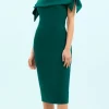 Pretty Dress Company Occasionwear<Tilly Pencil Dress (Forrest Green)