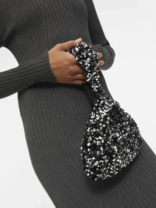 Object Bags & Purses<Toni Sequin Bag (Black/Silver)