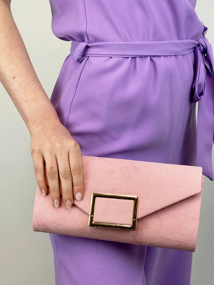toni_suede_clutch_bag_var_2.webp Wsl 9 Bags & Purses<Toni Suede Clutch Bag (Various Colours)