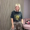 Vila T-Shirts<Toni T-Shirt (Black Beauty/Washed)