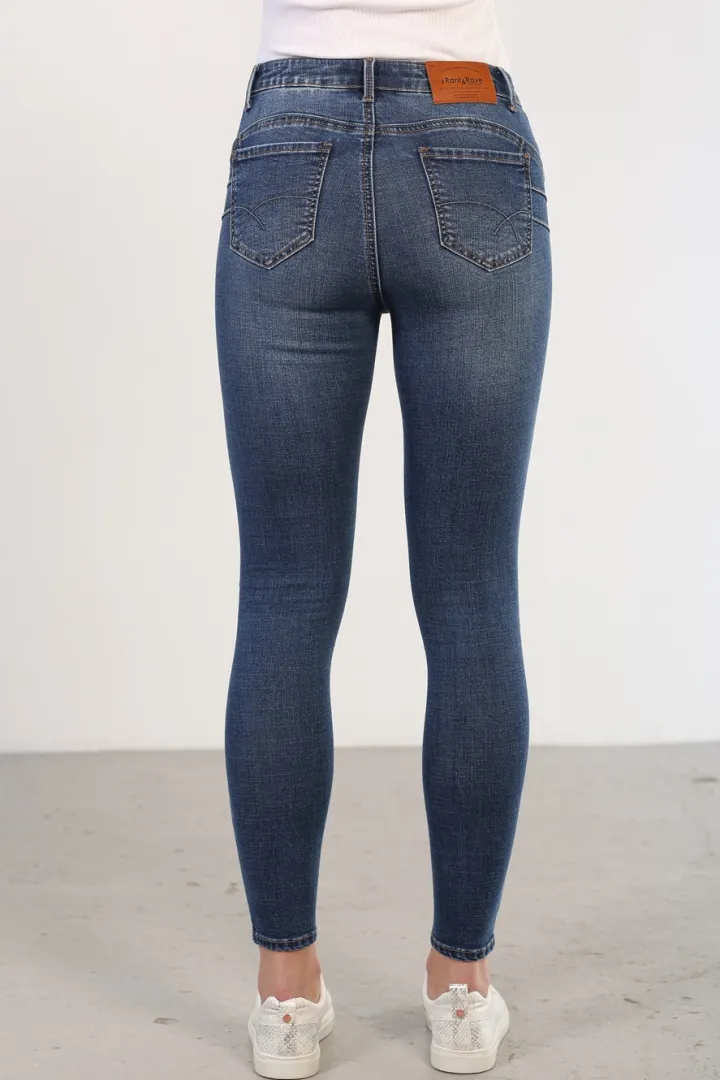 toni_tummy_tuck_jeans__sh_2.webp Rant & Rave Jeans<Toni Tummy Tuck Jeans | Short Leg (Mid Wash)