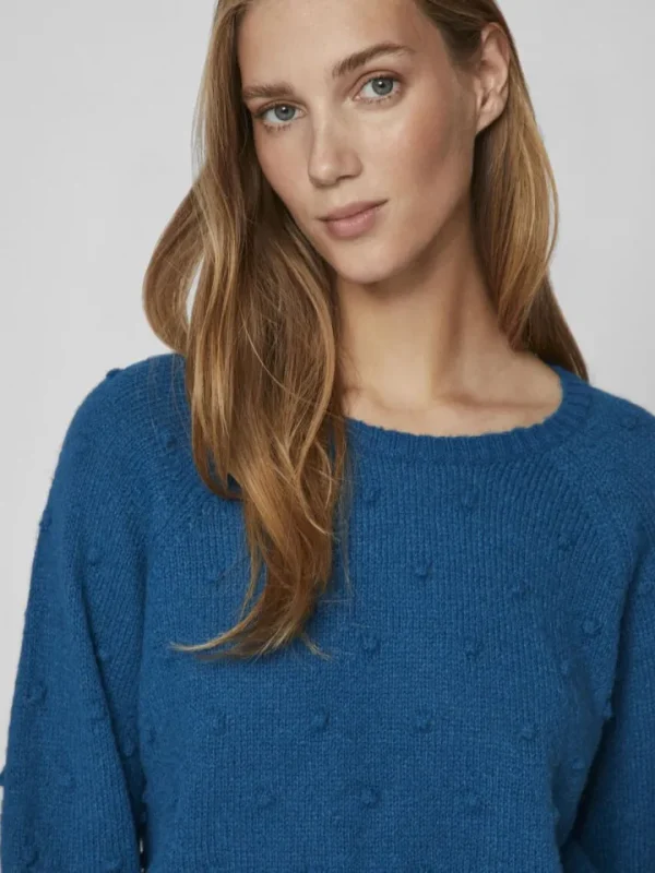 Vila Jumpers & Cardigans<TULI JUMPER (MOROCCAN BLUE)
