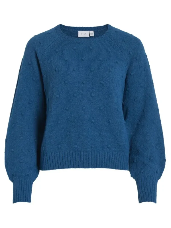 Vila Jumpers & Cardigans<TULI JUMPER (MOROCCAN BLUE)