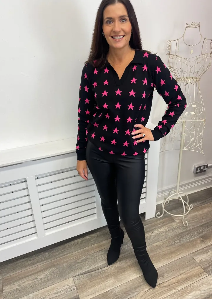 valentina_jumper_black_0.webp Sugarhill Jumpers & Cardigans<VALENTINA JUMPER (BLACK)
