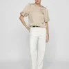 Vila T-Shirts<Vanessa Puff Sleeve Top (Cement)
