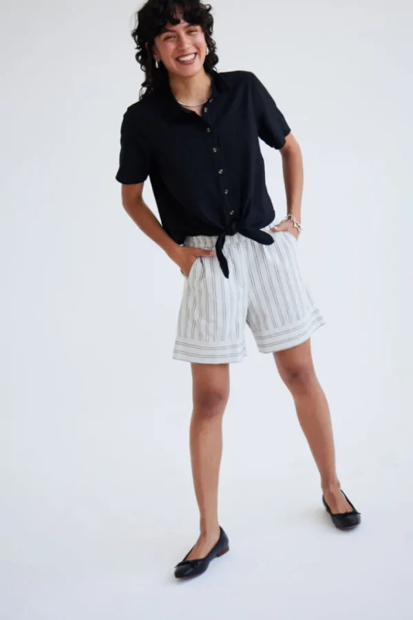 Ichi Shorts & Playsuits<Vasilia Shorts (Silver Grey)
