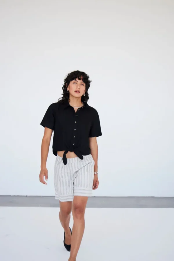 Ichi Shorts & Playsuits<Vasilia Shorts (Silver Grey)