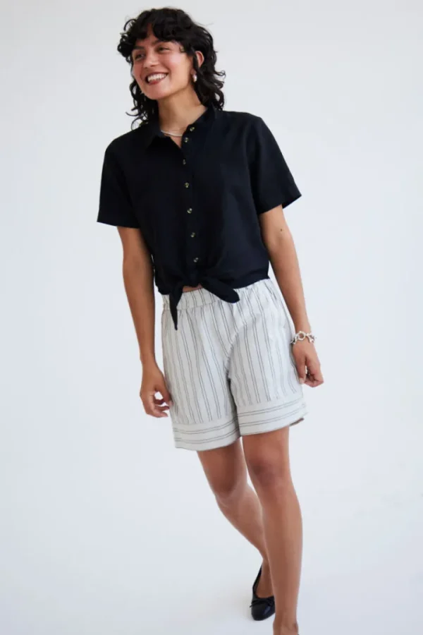 Ichi Shorts & Playsuits<Vasilia Shorts (Silver Grey)