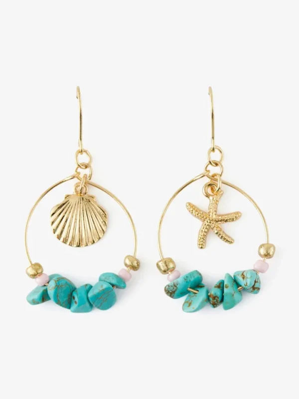 Pieces Jewellery<Veasta Hoop Earring (Gold)