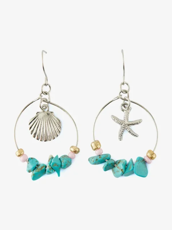 Pieces Jewellery<Veasta Hoop Earring (Silver)
