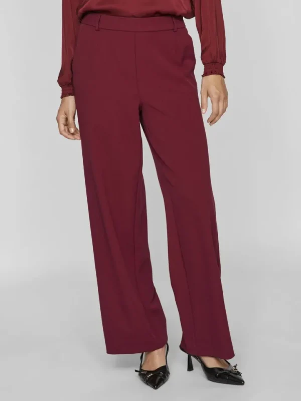 Vila Pants<Vera Wide Leg Pants (Cabernet)