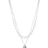 Pieces Jewellery<Veronika Combi Necklace (Silver)