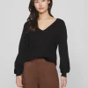 Vila Jumpers & Cardigans<Victoria Reversible V-Neck Jumper