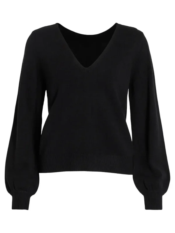 Vila Jumpers & Cardigans<Victoria Reversible V-Neck Jumper
