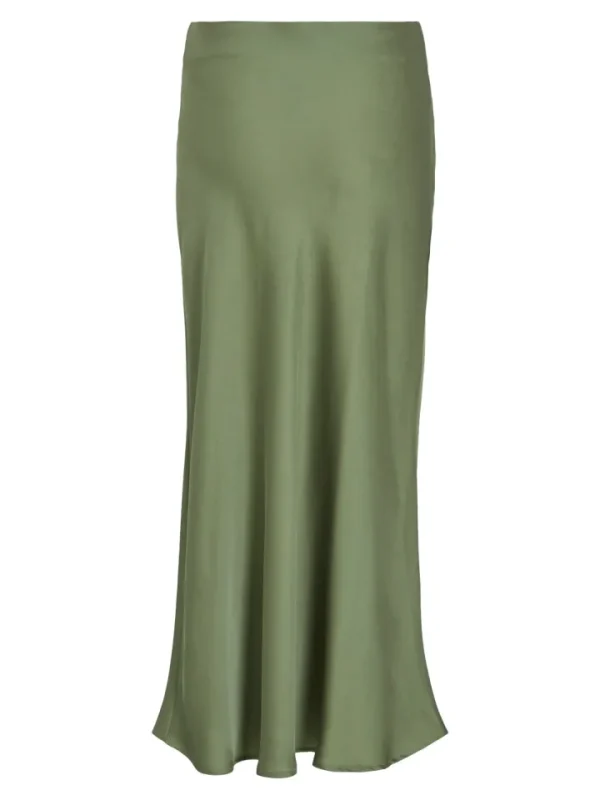 Vila Skirts<Vielette High Waisted Maxi Skirt (Oil Green)