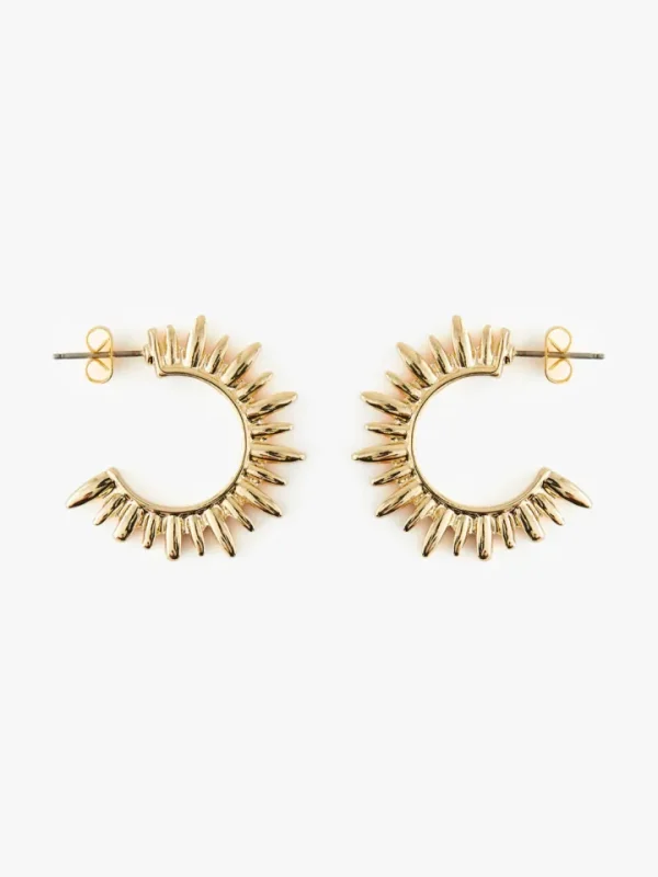 Pieces Jewellery<Vike Hoop Earring (Gold)