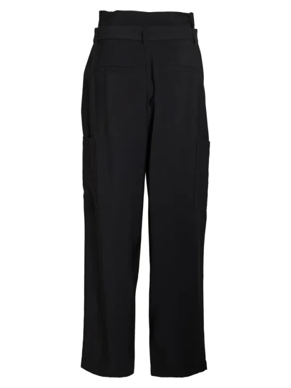 Vila Pants<VILLO WIDE LEG PANTS (BLACK)
