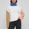 Vila Jumpers & Cardigans<VINA ROLL NECK JUMPER (WHITE ALYSSUM)