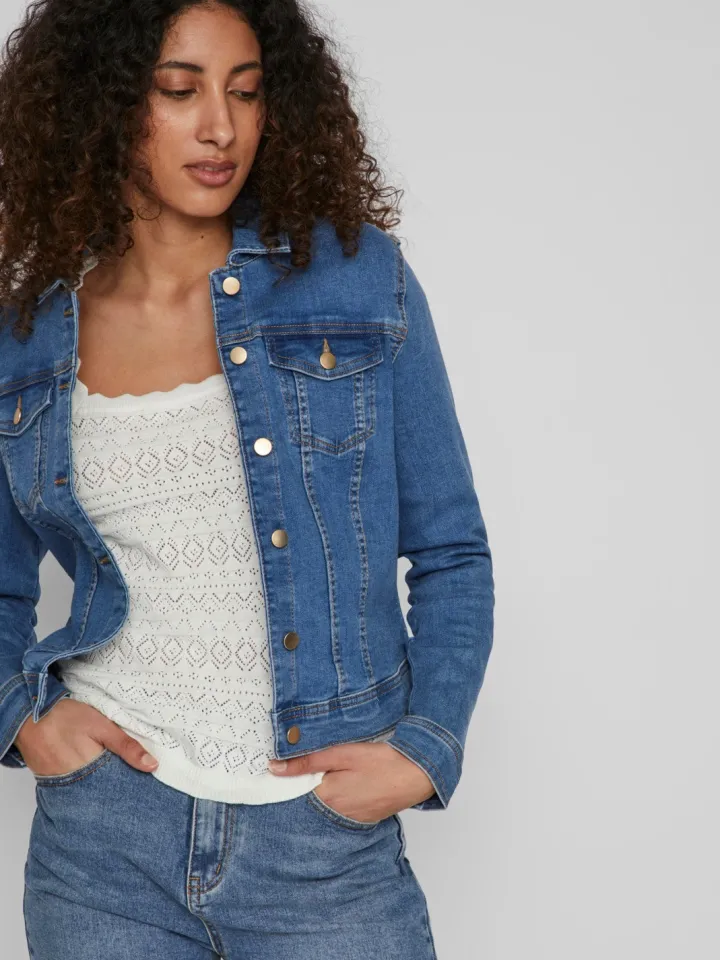 vineed_denim_jacket_mediu_3.webp Vila Jackets<VINEED DENIM JACKET (MEDIUM BLUE)