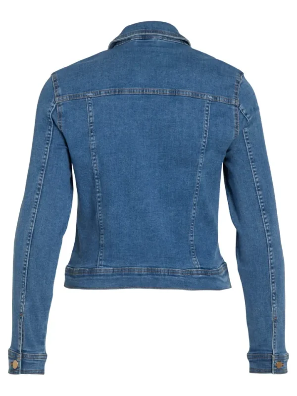 Vila Jackets<VINEED DENIM JACKET (MEDIUM BLUE)